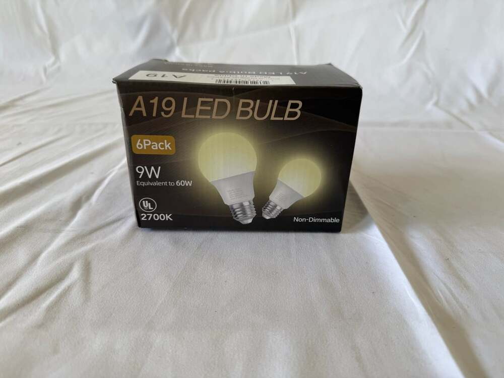 Lot of 2 DAYBETTER A19 LED Light Bulbs 6-Pack Soft White